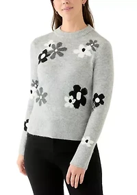 Petite Floral Sweater