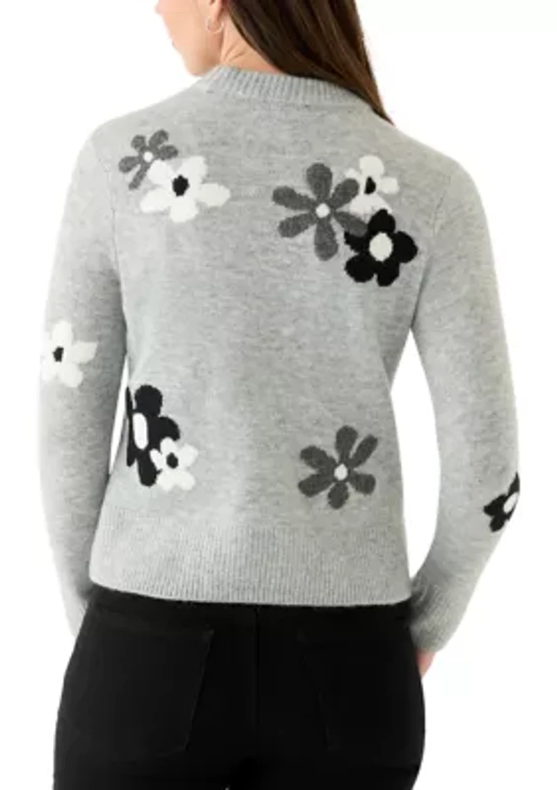 Petite Floral Sweater
