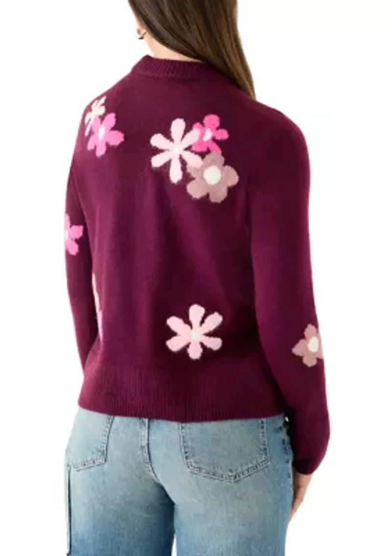 Petite Floral Sweater