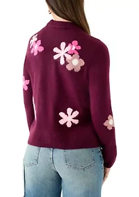 Petite Floral Sweater