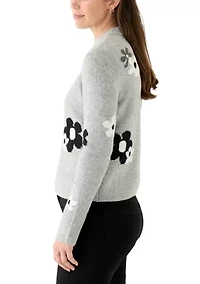 Petite Floral Sweater