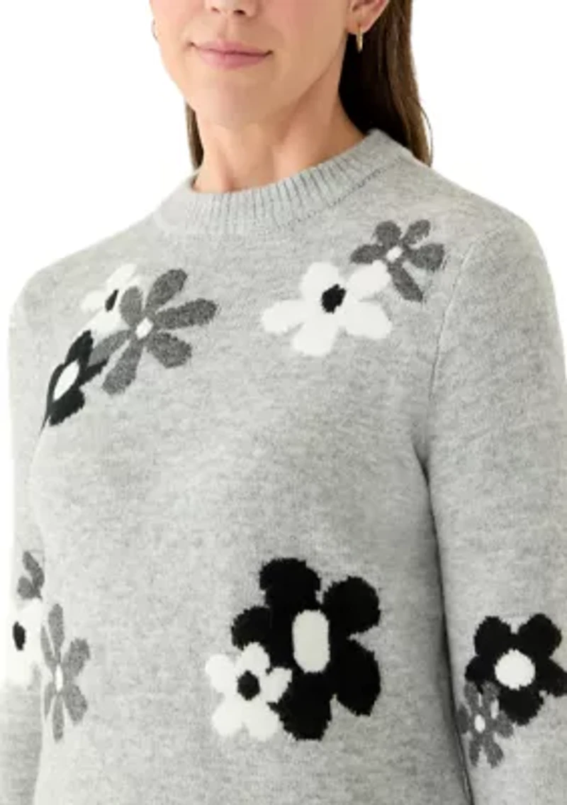 Petite Floral Sweater