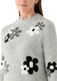 Petite Floral Sweater