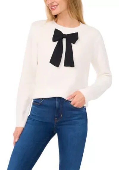 Petite Bow Sweater