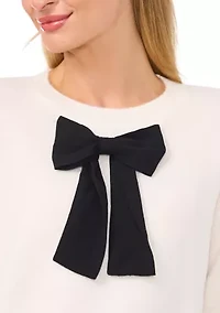 Petite Bow Sweater