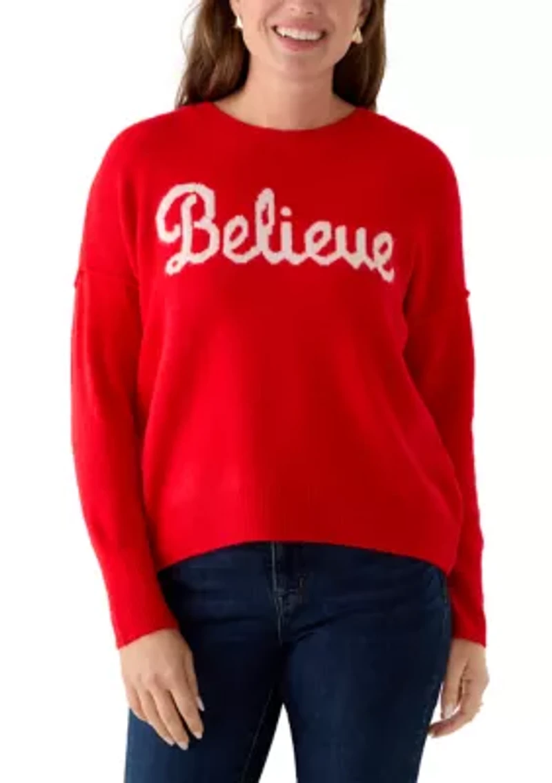 Petite Believe Sweater