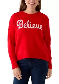 Petite Believe Sweater