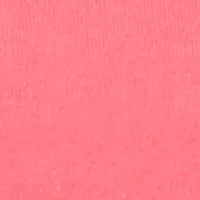 Petite Short Sleeve Crew Neck Blouse with Pearl Buttons