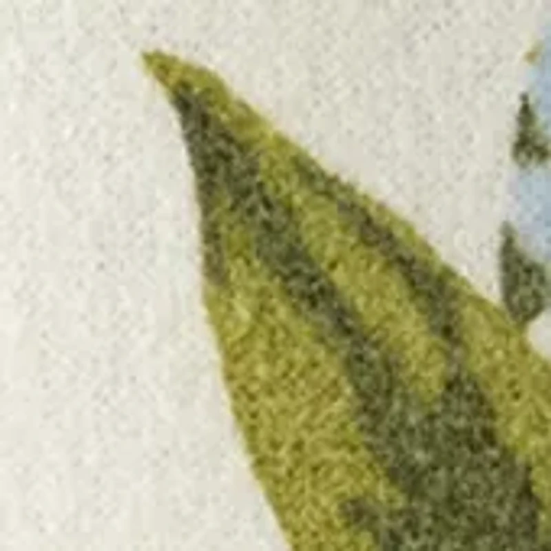 Petite Long Sleeve Hydrangea Sweater