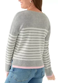 Petite Sailor Stripe Sweater