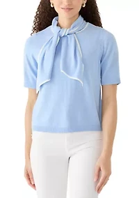 Petite Short Sleeve Pullover Top