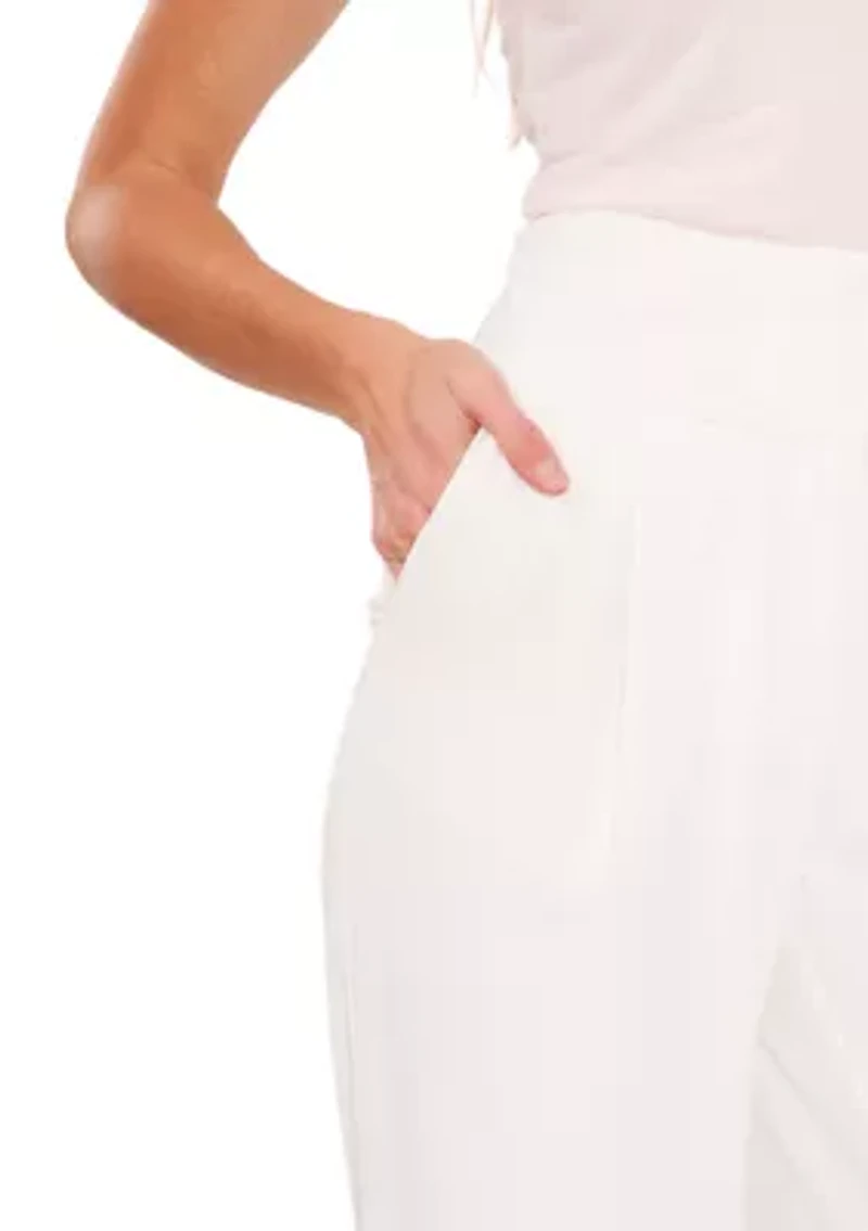 Petite Relaxed Twill Pants