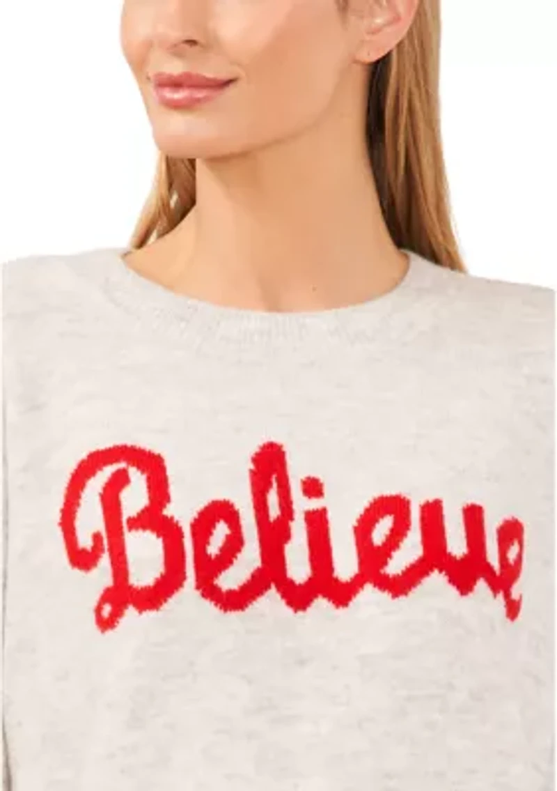 Petite Believe Sweater