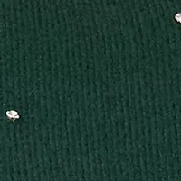 Plus Allover Rhinestone Crew Neck Sweater