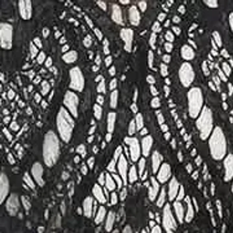 3/4 Sleeve Embroidered Floral Lace With Sequins White Cardigan
