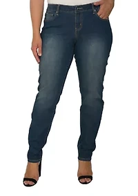 Plus Dark Wash Skinny Jeans