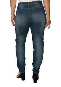 Plus Dark Wash Skinny Jeans