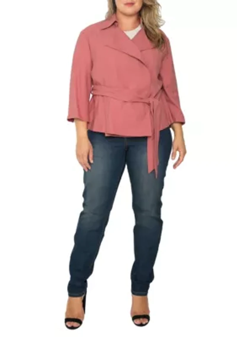 Plus Dark Wash Skinny Jeans