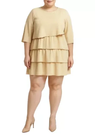 3/4 sleeve Mini Dress