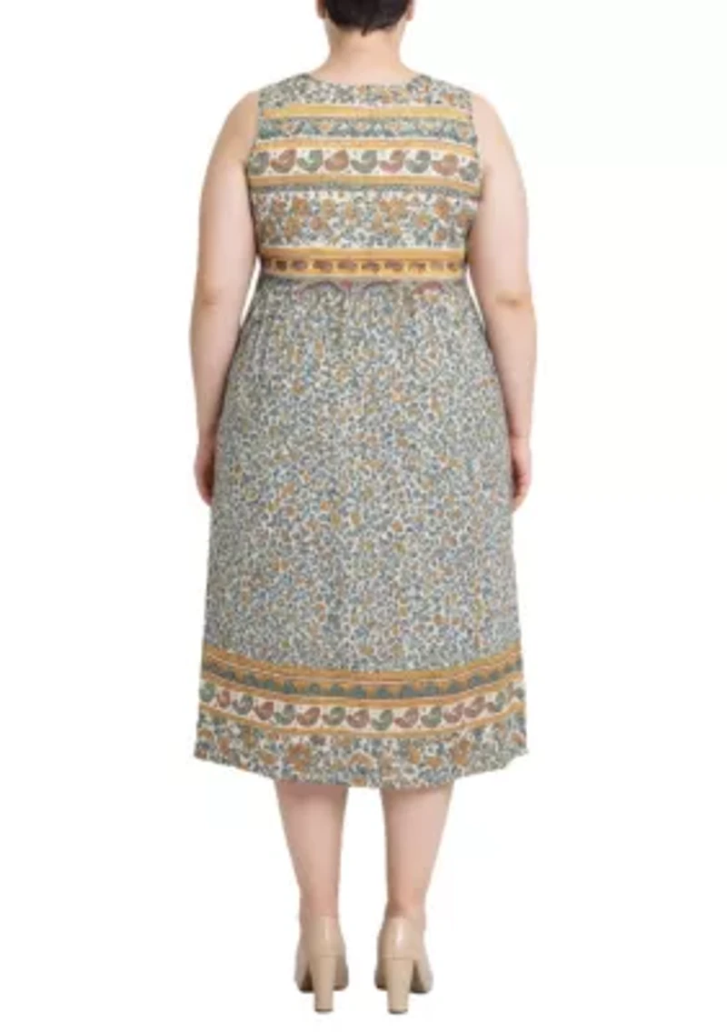 Floral Print Midi Dress