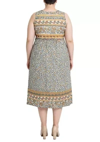 Floral Print Midi Dress