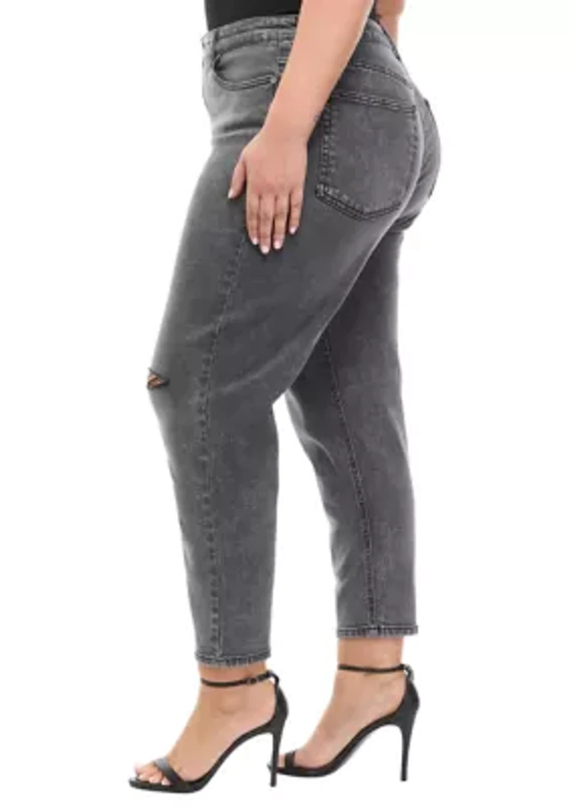 Plus Super High Rise Relaxed Mom Jeans