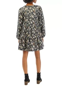 Long Sleeve Tiered Dress