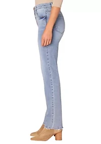 Women's High Rise Straight Leg Jeans