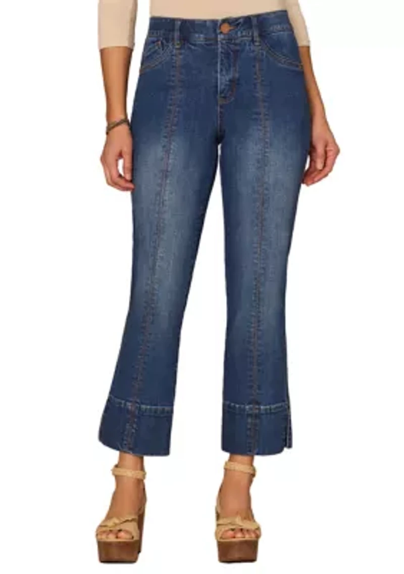 Women's High Rise Kick Flare Jeans