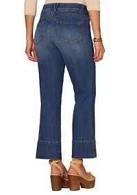 Women's High Rise Kick Flare Jeans