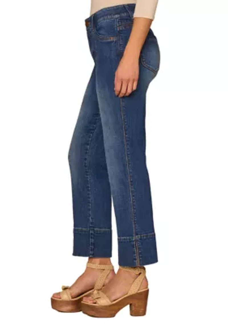 Women's High Rise Kick Flare Jeans