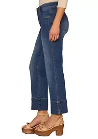 Women's High Rise Kick Flare Jeans