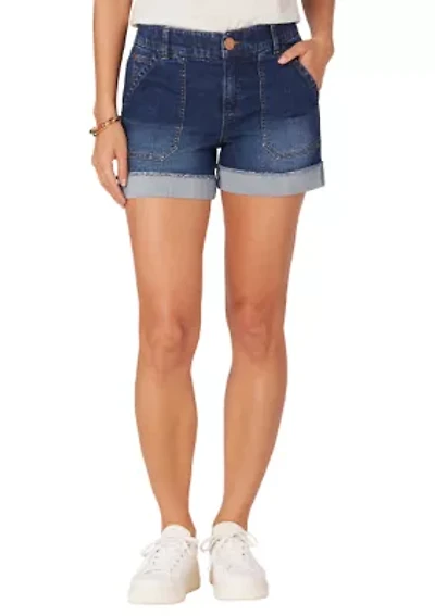 Women's High Rise Utility Shorts