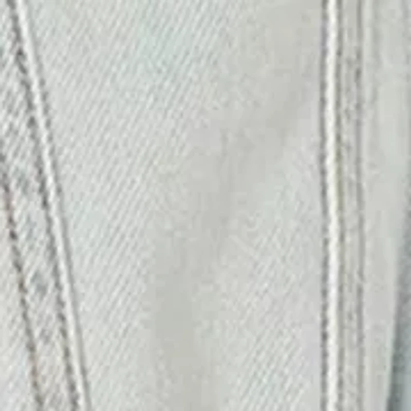 Women's Denim Button Down Cape with Welt Pockets