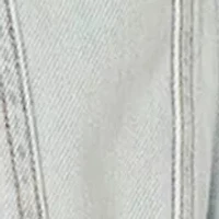 Women's Denim Button Down Cape with Welt Pockets