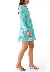 Women's 3/4 Sleeve Tiered Dress