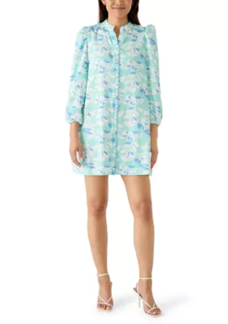 Women's Scalloped Shirtdress