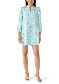 Women's Scalloped Shirtdress