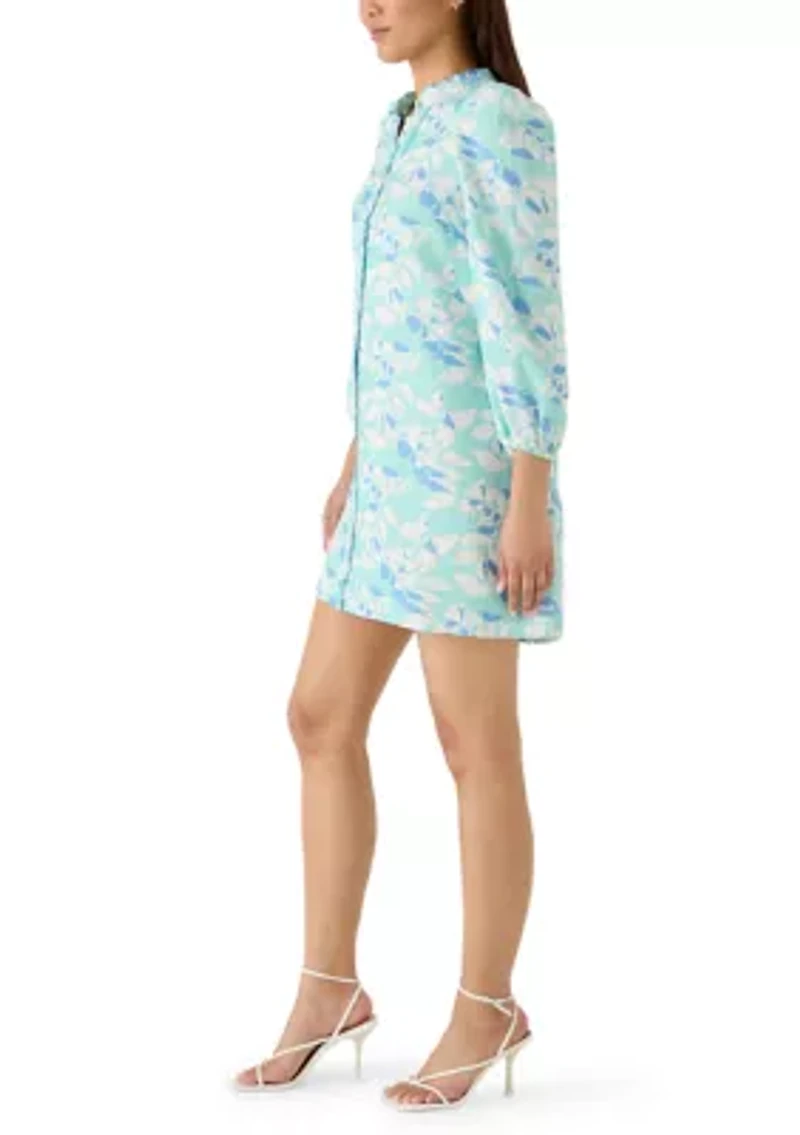 Women's Scalloped Shirtdress
