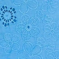 Women's Tie Waist Eyelet Shirt Dress