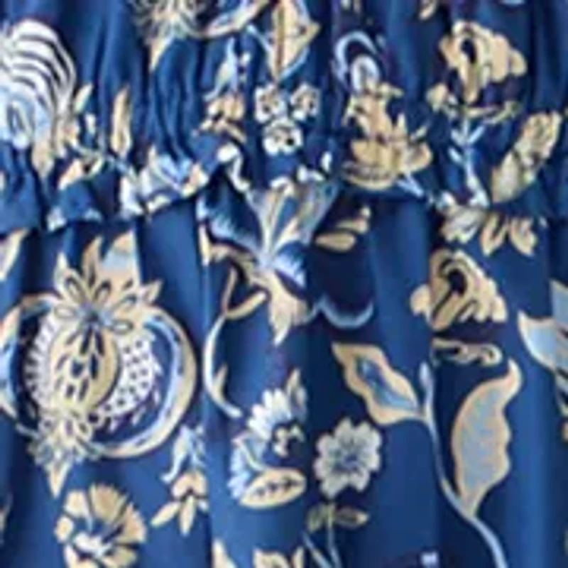 Women's V-Neck Smocked Waist Dress