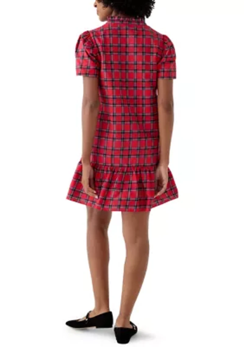 Women's Notch Neck Shirt Dress