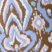 Women's Printed Smock Midi Dress