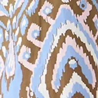 Women's Printed Smock Midi Dress