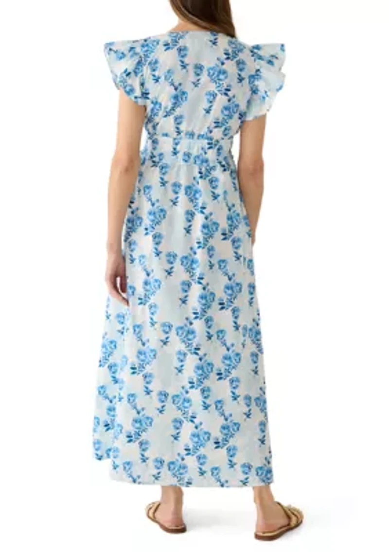 Women's Smocked Waist Midi Dress