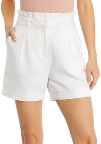 Petite Linen Shorts
