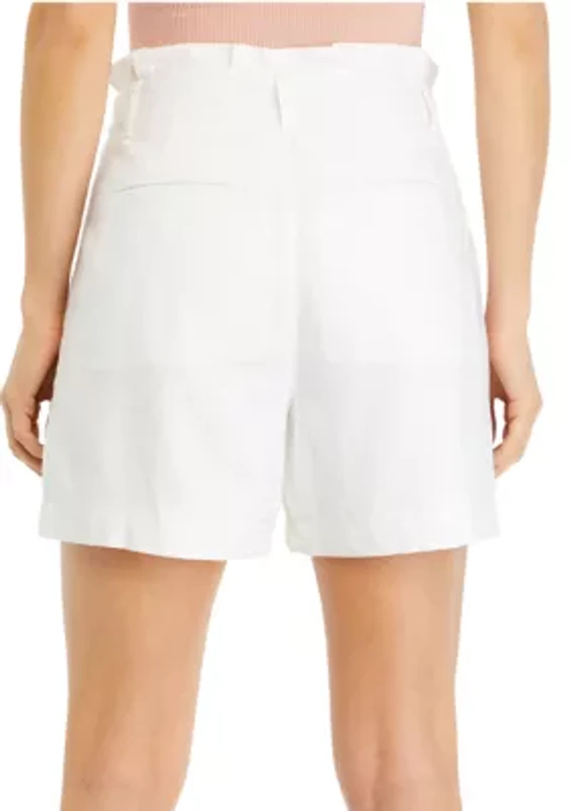 Petite Linen Shorts