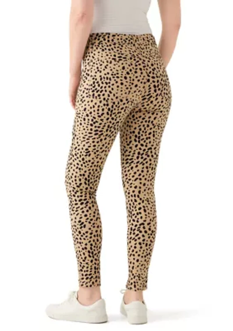 Women's Colored Skinny Print Denim Jeans