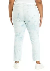 Plus High Rise Vintage Straight Jeans