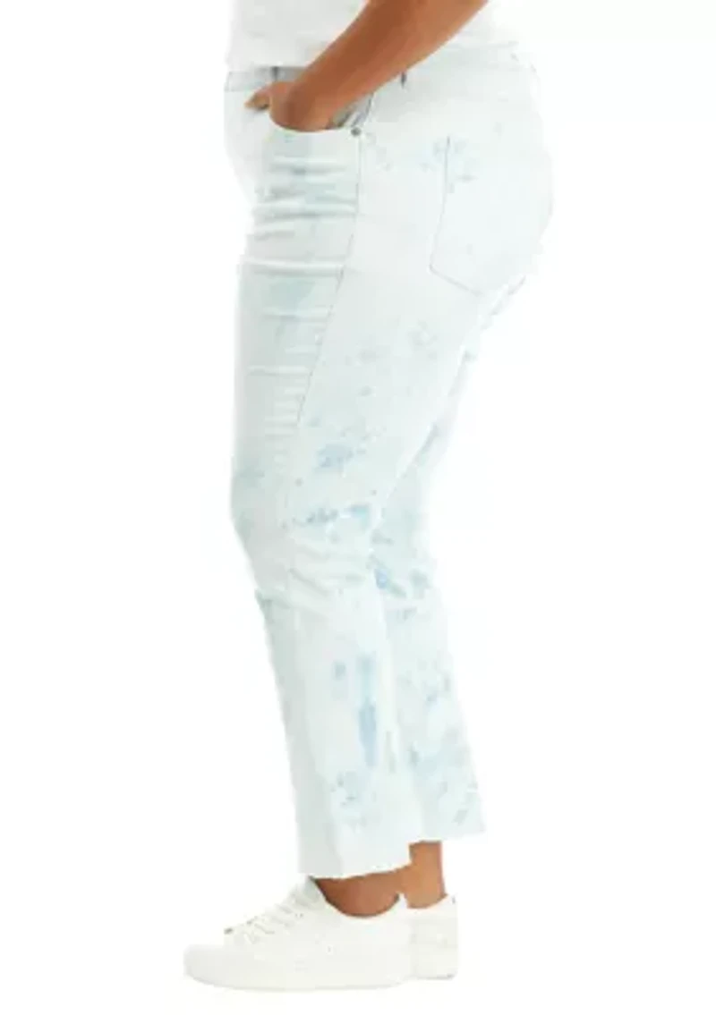 Plus High Rise Vintage Straight Jeans